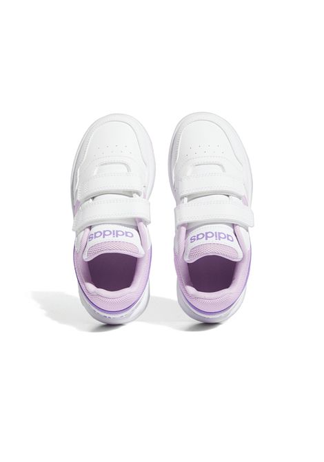 Scarpe Adidas Hoops 3.0 Bianco Rosa Bambini ADIDAS CORE | Sneakers | IF5319-